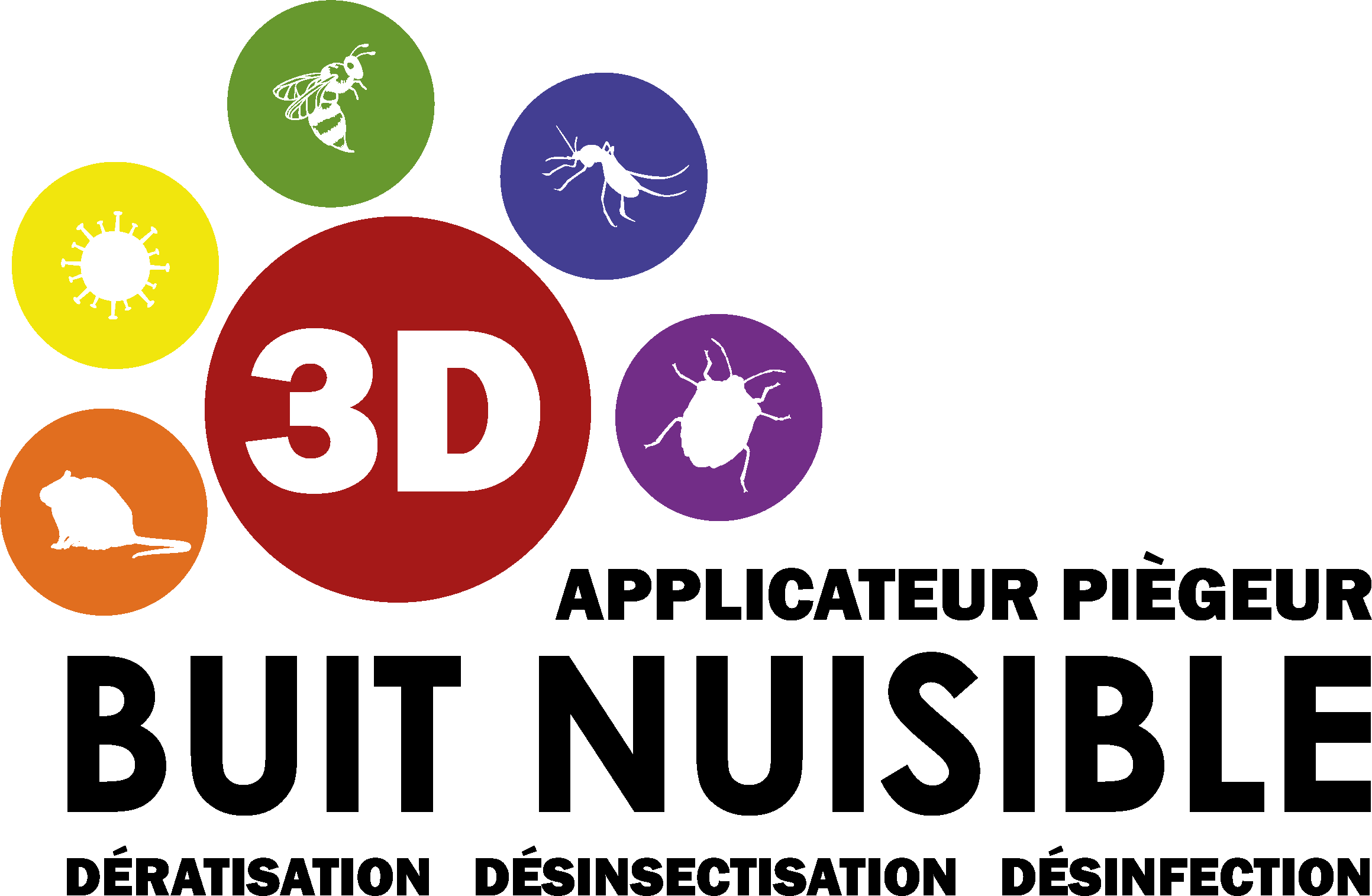 Buit nuisible 3d soltuions contre les nuisibles gibiers, oiseaux, insectes, rongeurs